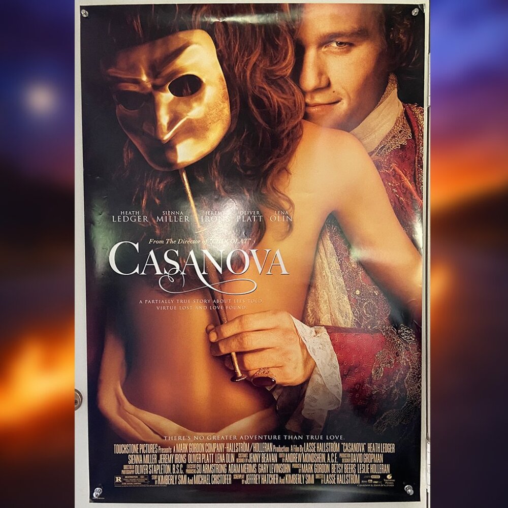 CASANOVA (2005) - ORIGINAL DOUBLE SIDED MOVIE POSTER